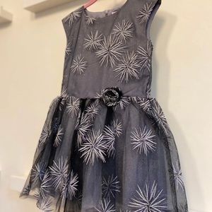 Halabaloo shimmering black formal dress, Girls 6